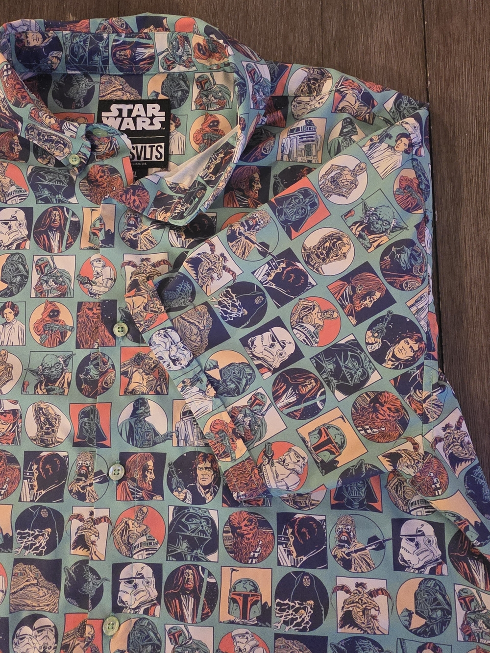 RSVLTS Short-Sleeve Button-Up Shirt Star Wars - Picture 2 of 5